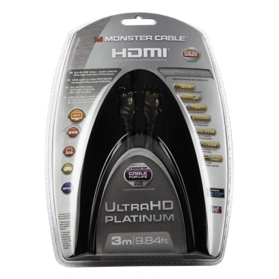 Cable HDMI Monster Platinum Ultra Alta Velocidad de 22,5 Gbps y 3 m - Image product