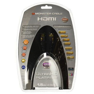 Cable HDMI Monster Platinum Ultra Alta Velocidad 22,5 Gbps 1,5 m