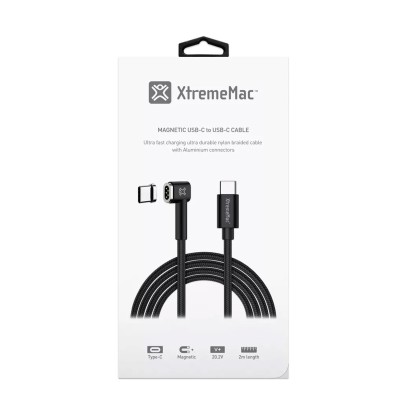 Cable magnético USB-C a USB-C de 2 m de Xtrememac