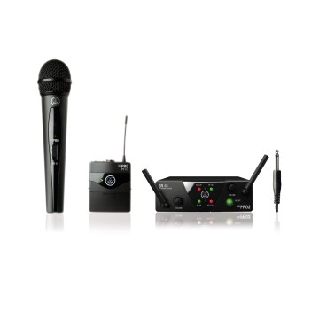 Sistema de Microfone Sem Fios AKG WMS40 Mini Dual Vocal Instrumental Set
