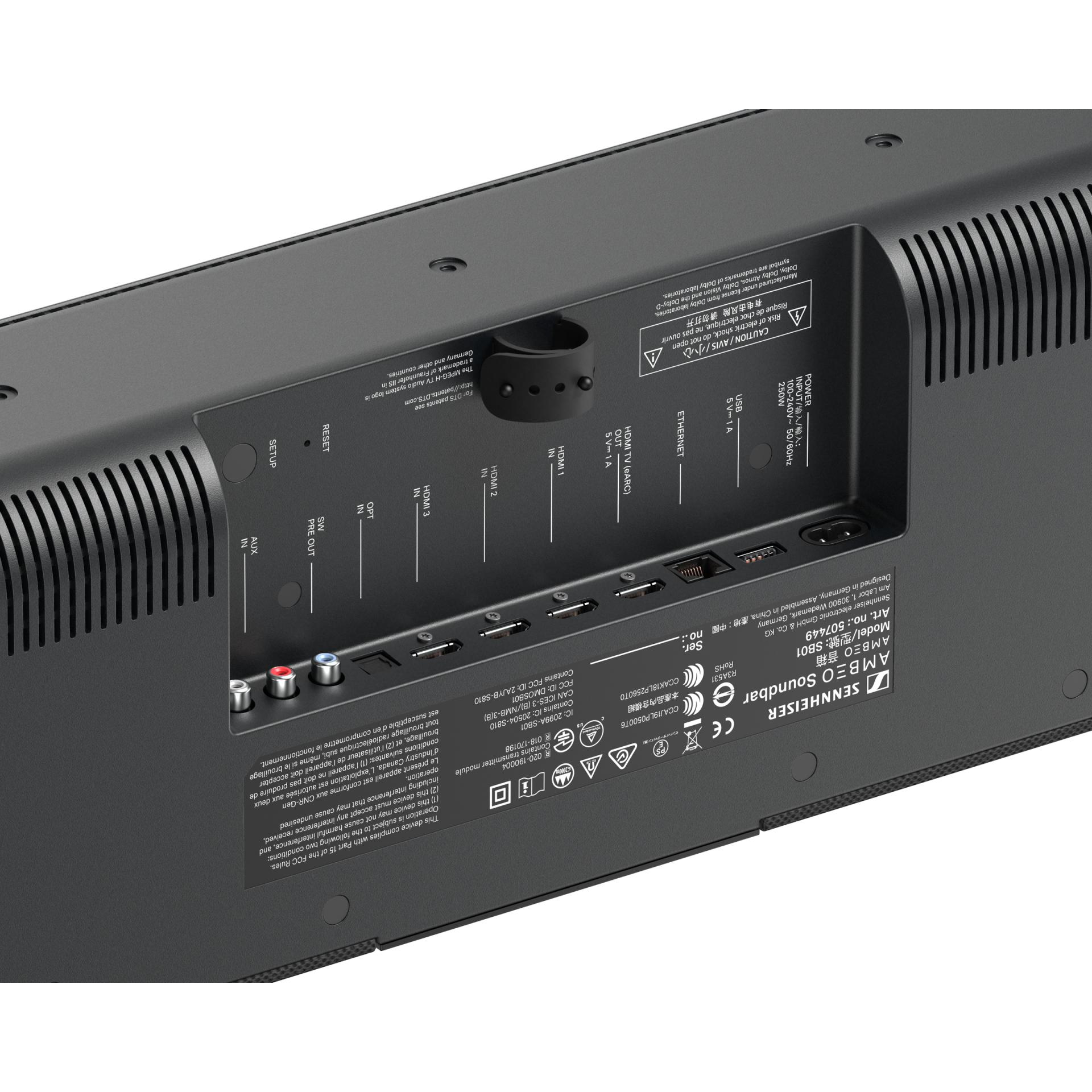 Barra de som Sennheiser AMBEO MAX